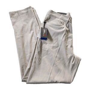 RLX Ralph Lauren Pants Mens Size 35x32 Tailored Fit Beige Performance Stretch